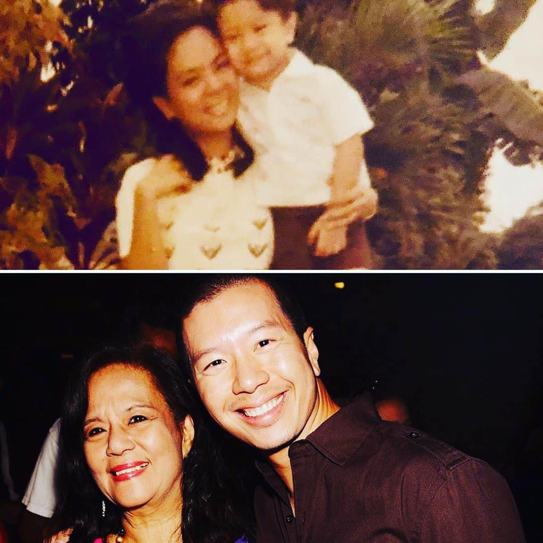 レジー・リーのインスタグラム：「To my mom... thank you. I love you. And to all the moms out there who have given unconditionally, tirelessly, lovingly,  to raising their children with ambition, generosity, humility, and kindness.... go find the best Mother’s Day buffet today and indulge!! #MothersDay2019 #omeletbar #bottomlessmimosas」