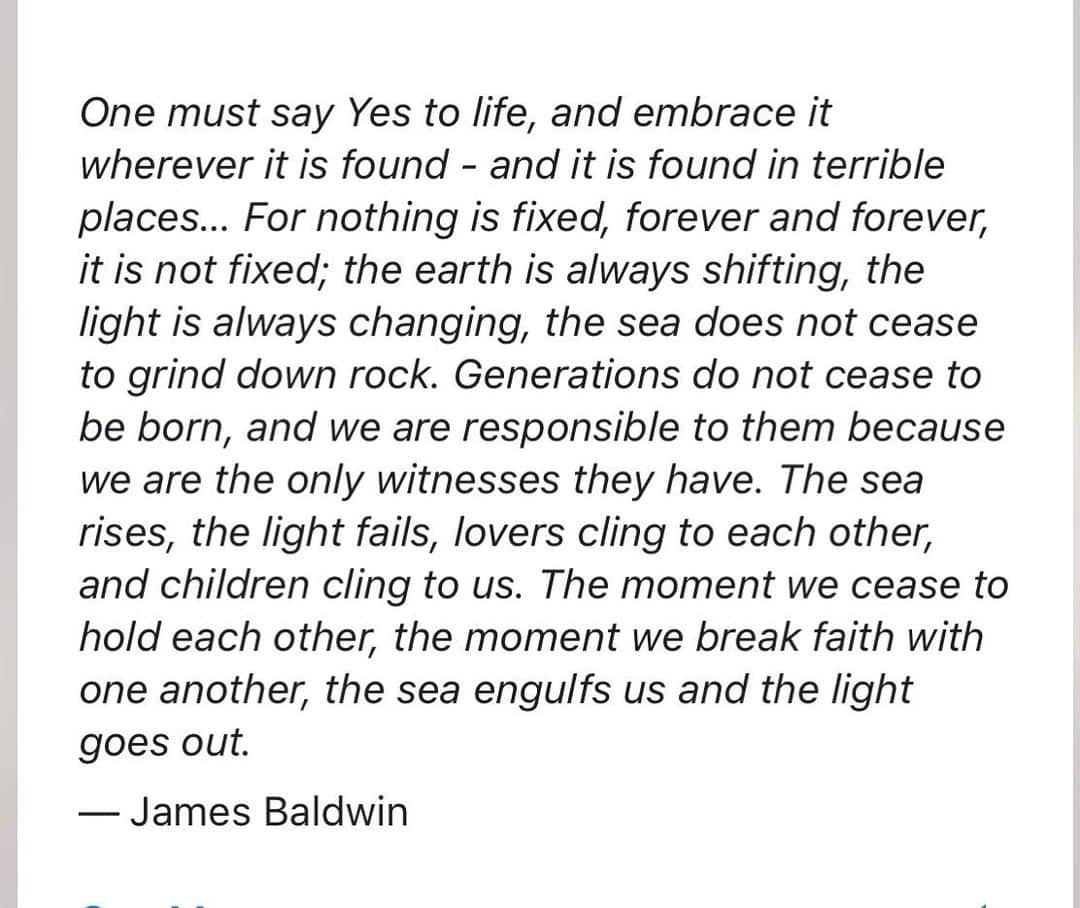 マーシャ・ゲイ・ハーデンさんのインスタグラム写真 - (マーシャ・ゲイ・ハーデンInstagram)「James Baldwin writes about Mothers. Happy Mothers day to all who hold their children. #jamesbaldwin」5月13日 12時41分 - mgh_8