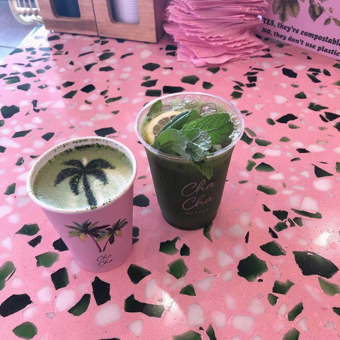 濵松里緒菜さんのインスタグラム写真 - (濵松里緒菜Instagram)「* * * Cha Cha Matcha🍵 * ドリンクも甘さ控えめで、 とっても飲みやすかったです☺️ * 店員さんもめっちゃフレンドリー！ * * #la #losangeles #cafe #losangelescafe #matcha #カフェ」5月13日 12時57分 - riona_hamamatsu