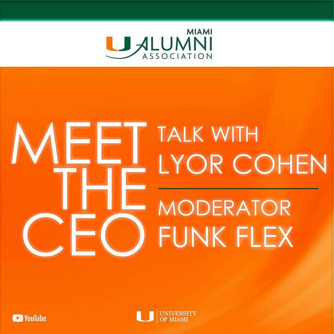 ファンクマスター・フレックスのインスタグラム：「Shhhhhh! Sectet Location! Meet The CEO! Lyor Cohen! Moderator: Funk Flex !!!!」