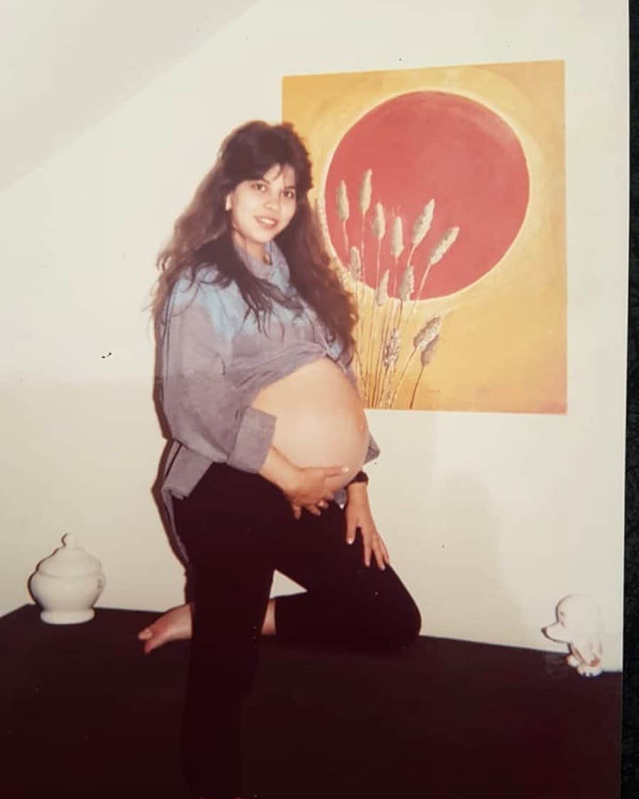 Chay Suedeのインスタグラム：「minha mãe e seu primogênito」