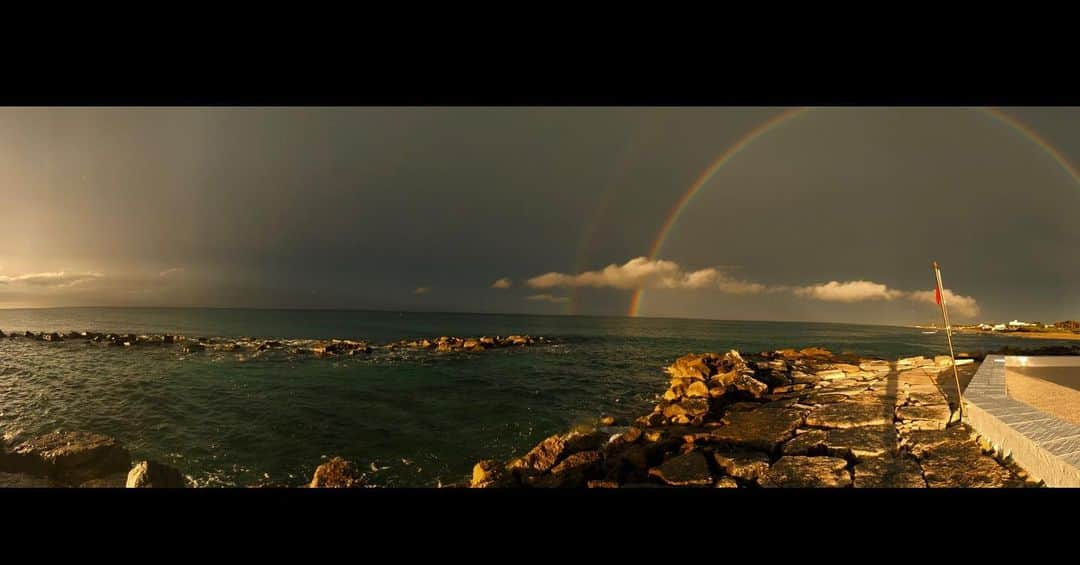 ポール・ウェズレイのインスタグラム：「Arcobaleno! No filter needed」