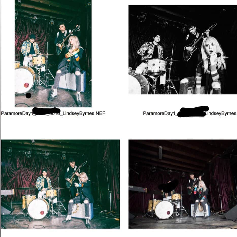 Paramoreのインスタグラム：「happy ALiversary. thanks everyone. photos, unedited & unseen: @lindseybyrnes」