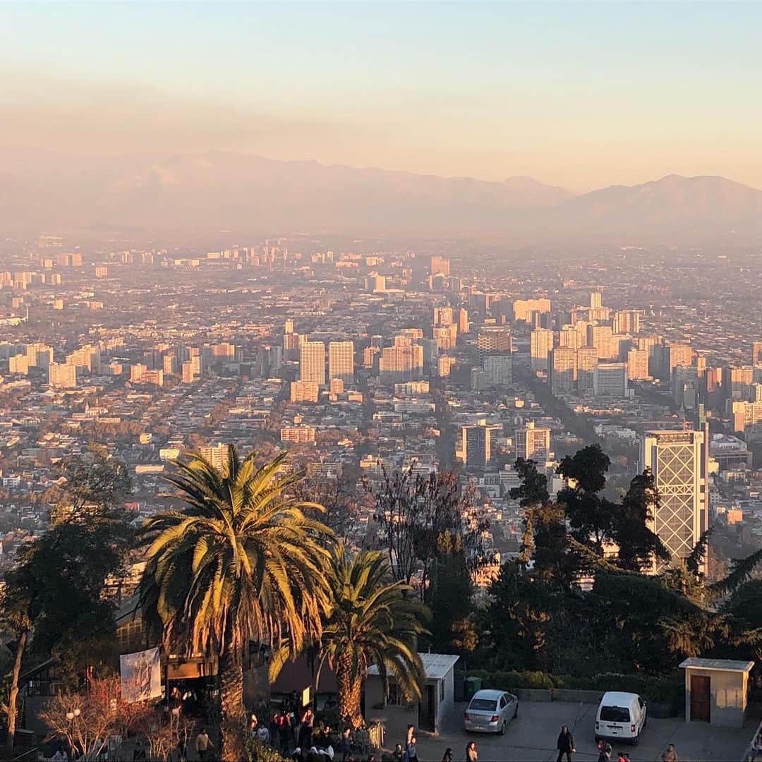 A Place to Bury Strangersのインスタグラム：「Incredible view of Santiago」