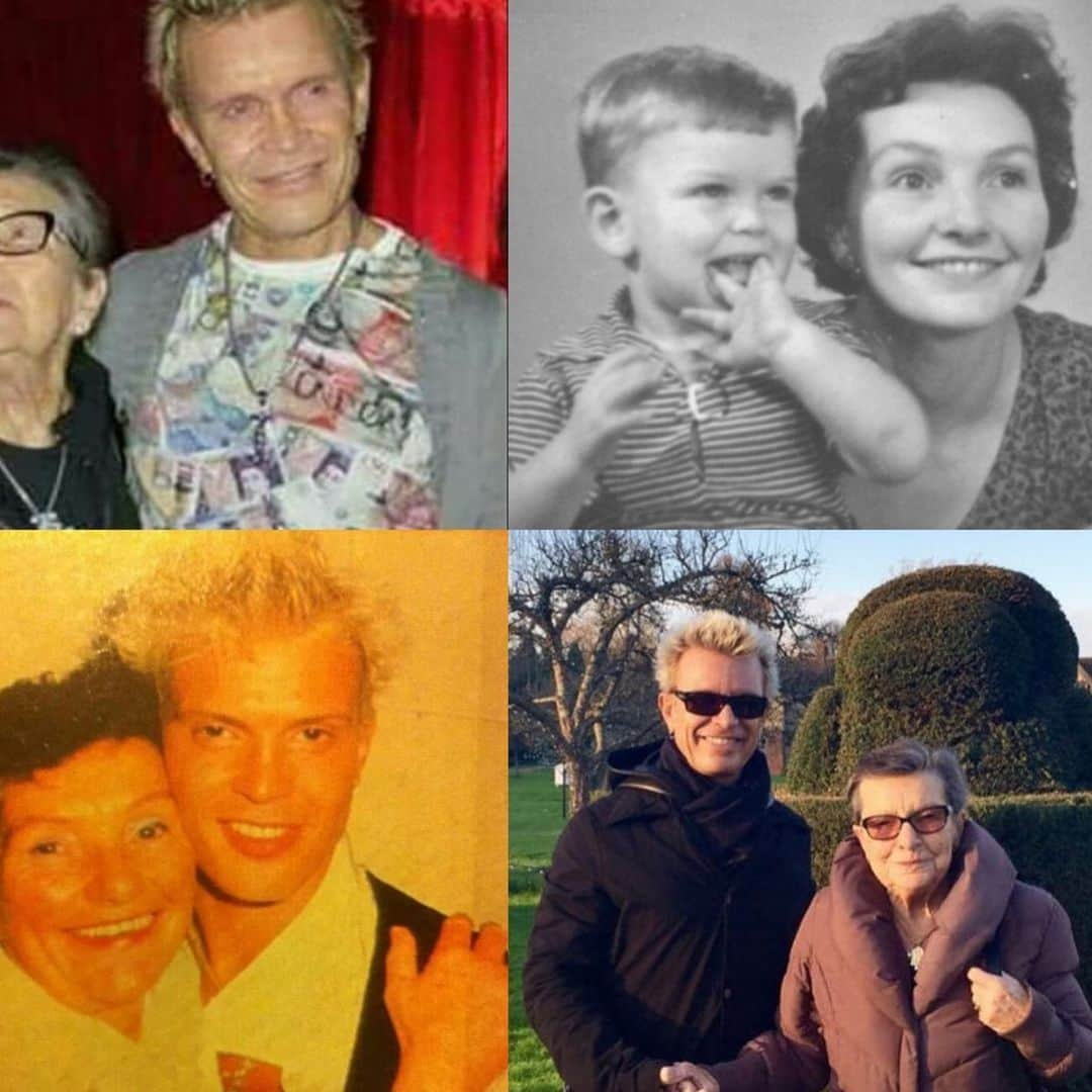 ビリー・アイドルさんのインスタグラム写真 - (ビリー・アイドルInstagram)「#happymothersday Mum!  Pictured with my Mum over the years -BFI」5月13日 6時48分 - billyidol