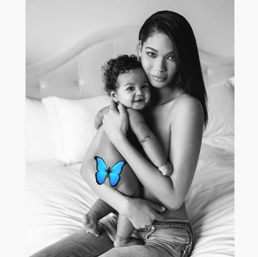 シャネル・イマンのインスタグラム：「I want to thank all the beautiful woman around me who set a great example to take on this journey of motherhood. Happy Mother’s Day!」