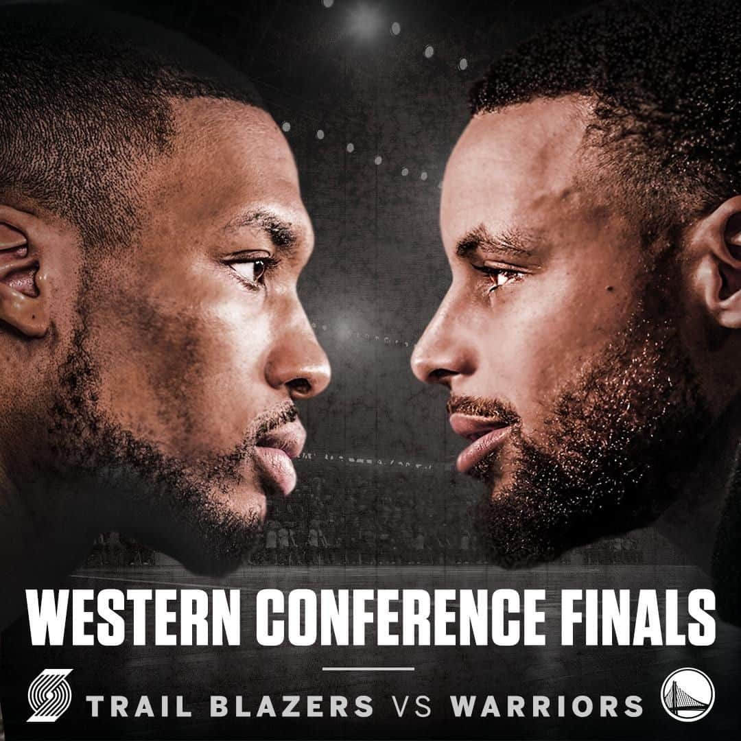 スポーツセンターさんのインスタグラム写真 - (スポーツセンターInstagram)「Portland. Golden State. The Western Conference Finals are set! 🍿」5月13日 7時45分 - sportscenter