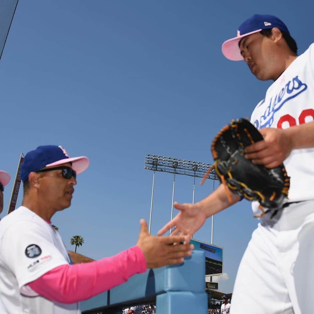 柳賢振さんのインスタグラム写真 - (柳賢振Instagram)「Keep going~~#dodgers」5月13日 9時29分 - hyunjinryu325