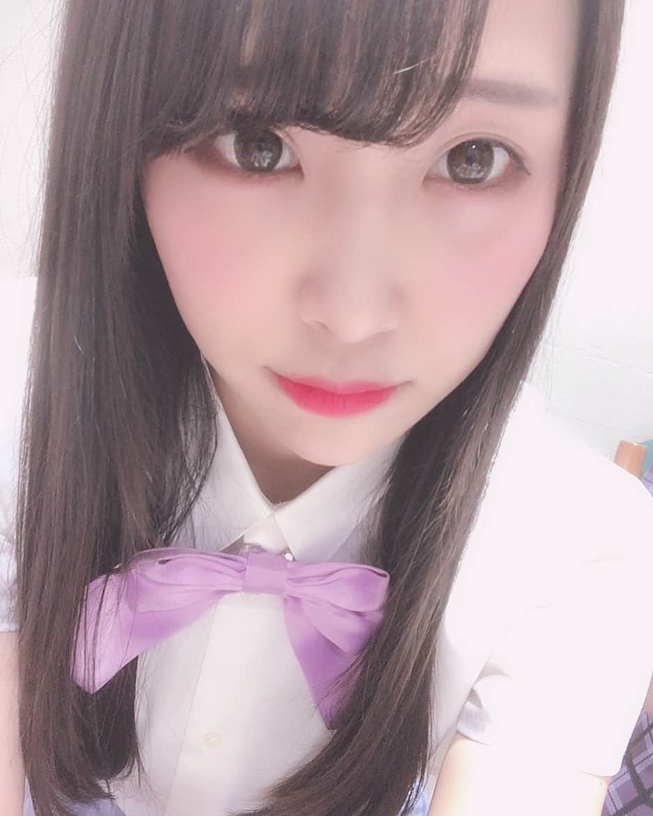 のインスタグラム：「おはくま🐻 . . . #おはよう #gm #goodmorning #おはくま #日々の出会いに感謝 #バクステ外神田一丁目 #いっちょめ #熊本美和 #miwakumamoto  #アイドル #idol #일본 #아이돌 #アイドルボウラー #Pリーガー #プロボウラーになりたい #instagood #followme #kawaii #makeup #beauty #黒髪 #共犯者 #新衣装 #紫 #早起き #すきぴ」