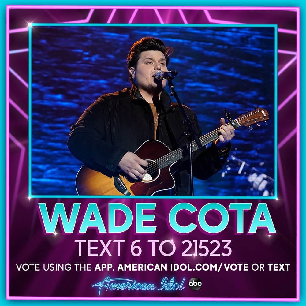 American Idolさんのインスタグラム写真 - (American IdolInstagram)「🙌 if you’re a wee bit weepy after @wadecota’s tribute to his parents! 😍 ⁣⁣ 3⃣ ways to vote:⁣⁣⁣ ⁣⁣⁣⁣⁣⁣⁣⁣⁣⁣⁣ 🌟Go to americanidol.com/vote⁣⁣⁣⁣⁣⁣⁣⁣⁣⁣⁣⁣⁣ 🌟In the American Idol App ⁣⁣⁣⁣⁣⁣⁣⁣⁣⁣⁣⁣⁣ 🌟Text “6" to “21523”⁣⁣⁣⁣⁣⁣⁣⁣⁣⁣⁣ ⁣⁣⁣⁣⁣⁣⁣⁣⁣⁣⁣ #AmericanIdol」5月13日 10時21分 - americanidol