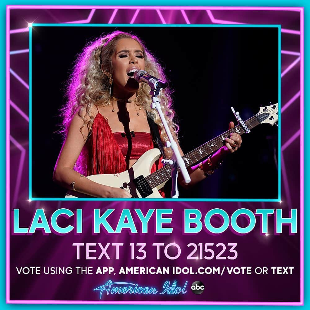 American Idolさんのインスタグラム写真 - (American IdolInstagram)「We always love her when she’s playin’. 💙☁️💫@lacikayebooth ⁣⁣ 3⃣ ways to vote:⁣⁣⁣ ⁣⁣⁣⁣⁣⁣⁣⁣⁣⁣⁣ 🌟Go to americanidol.com/vote⁣⁣⁣⁣⁣⁣⁣⁣⁣⁣⁣⁣⁣ 🌟In the American Idol App ⁣⁣⁣⁣⁣⁣⁣⁣⁣⁣⁣⁣⁣ 🌟Text “13" to “21523”⁣⁣⁣⁣⁣⁣⁣⁣⁣⁣⁣ ⁣⁣⁣⁣⁣⁣⁣⁣⁣⁣⁣ #AmericanIdol」5月13日 10時43分 - americanidol