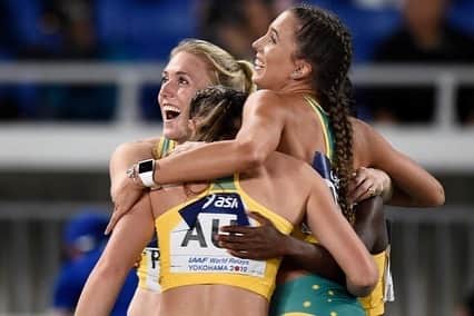 Naa Anangさんのインスタグラム写真 - (Naa AnangInstagram)「6th in the final, best Australian Women’s 4x100m performance in a championships in 27 years, fasted time in 19 years, qualified for World Championships in Doha and 3rd fastest Aus time ever!! 🤯 So proud of these girls and what we’ve achieved in only a month and so blessed to know each of them. Until next year Japan 😉✌️ #wheresStan #runningwithmyRabbi」5月13日 10時46分 - ohyeahnaa
