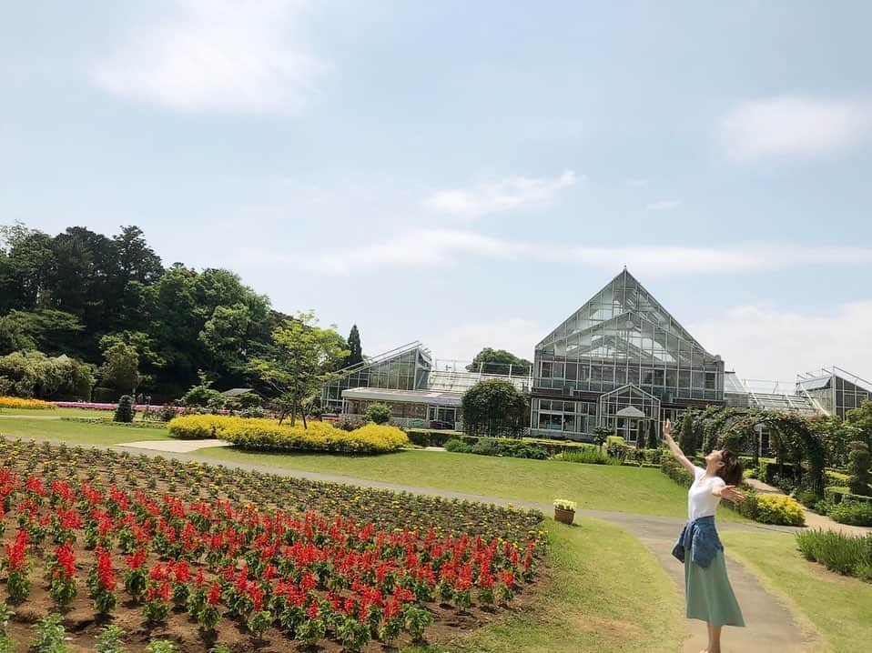 佐藤由季さんのインスタグラム写真 - (佐藤由季Instagram)「映えレポート @清水公園 花ファンタジア 〜お花編〜 最高に気持ち良かった☺️気分はお嬢様🌹笑 #bayfm  #プレシャスレポート  #清水公園  #花ファンタジア  #ローズフェスタ  #インスタ映え  #詳しくはブログにて  #お嬢様意識  #でもきっとお嬢様は手を広げて写真を撮らない （笑） #ふんわりパステルスカート  #佐藤由季」5月13日 14時24分 - yukisato0710