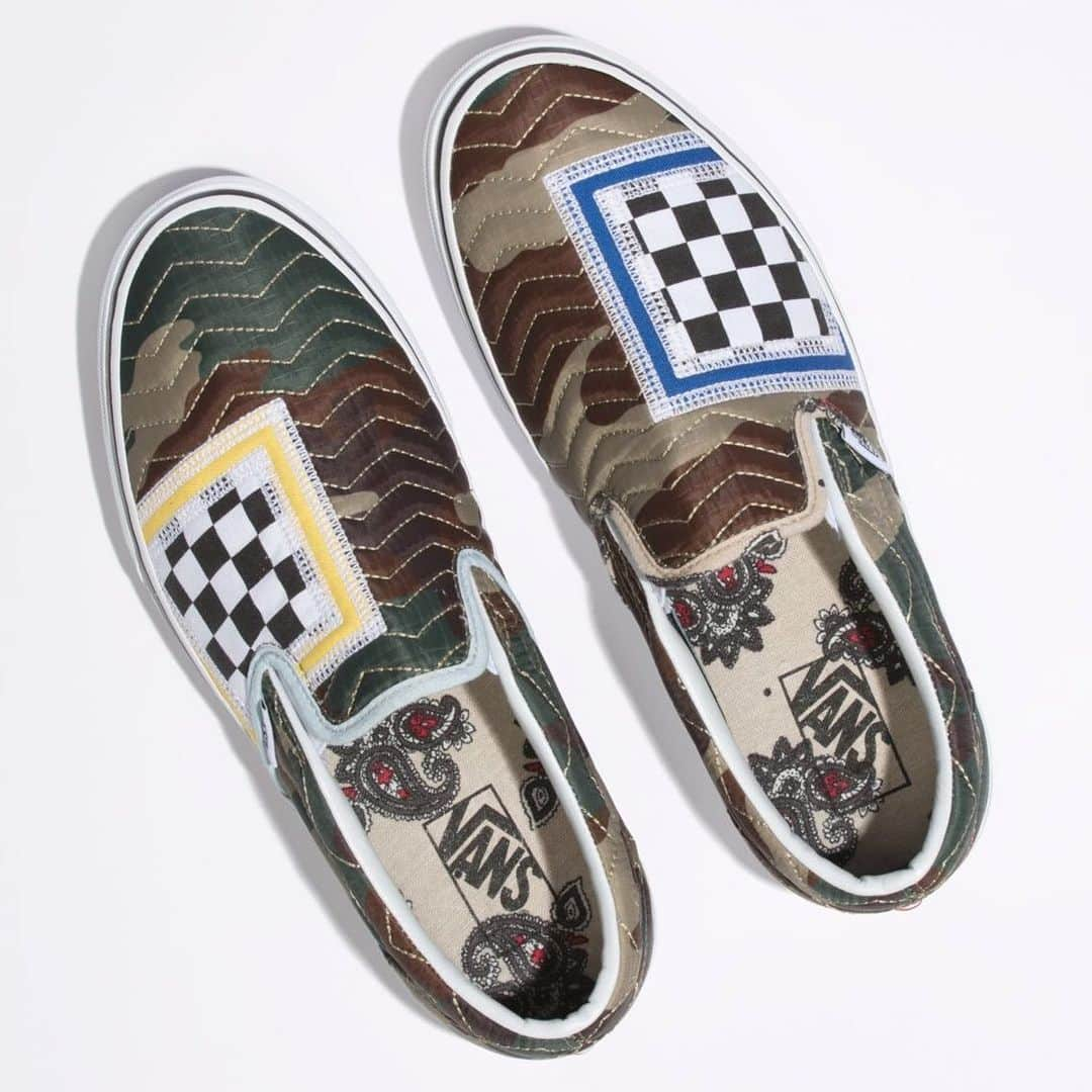 HYPEBEASTさんのインスタグラム写真 - (HYPEBEASTInstagram)「@hypebeastkicks: @vans just dropped some camo mixed quilting Slip-Ons for $70 USD.  Photo: @vans」5月13日 15時49分 - hypebeast