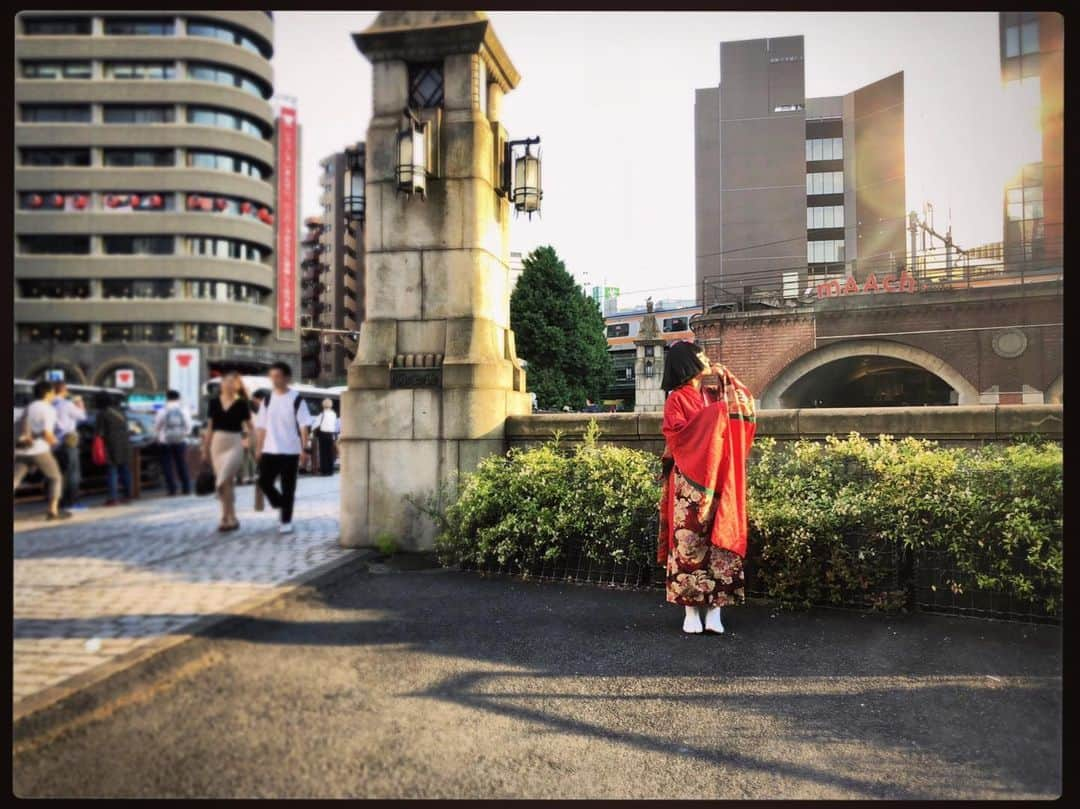 桜木梨奈さんのインスタグラム写真 - (桜木梨奈Instagram)「I hope for your happiness.  #座敷童子 #Japanese #fairy #お縁ちゃん #五十嵐愛 ちゃん #dancer #夕刻 #秋葉原 #万世橋」5月13日 16時58分 - rina_sakuragi