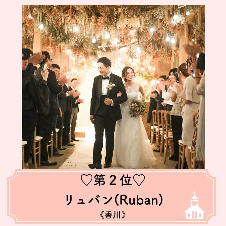 プレ花嫁の結婚式準備アプリ♡ -ウェディングニュースさんのインスタグラム写真 - (プレ花嫁の結婚式準備アプリ♡ -ウェディングニュースInstagram)「プレ花・卒花・会場さんのコメントも募集中💕 . 違うエリアに住んでいても楽しめる♡WN編集部が独自にチョイスする、全国の○○○な式場ランキング💒 . 第4回目は#ナチュラル可愛い 雰囲気が魅力の結婚式場TOP５をご紹介します😊✨ . . ……………………… 💟1位：オランジュ：ベール 《愛知・名古屋市》 ……………………… . . 記念すべき1位はウッディな魅力溢れる式場#オランジュベール です🍃 . 深緑と木の温もりを感じる事ができるチェペルやバンケットはまさにナチュラル可愛い❣ . ガーデンでのセレモニーも叶うナチュラルウェディング派の花嫁さんにピッタリの式場です✨ . １組完全貸切りだからゆったりとした贅沢な時間をゲストと過ごしながら、緑に囲まれたアットホームなウェディングを叶えられますよ💗 . ……………………… 💟2位：リュバン (Ruban)《香川・高松市》 ……………………… . . 会場装飾が印象的でとってもおしゃれな#リュバン が第２位✨ . 天井から吊るされたたくさんのドライフラワーと、ライトが温かい空間を演出✨ ナチュラル可愛いとフォトジェニックを兼ね備えたおしゃれな会場は必見🌹 . 挙式会場と披露宴会場が一体となっているのも見どころのひとつです✨ . 優しい光を放つ装飾が幻想的で、ナチュラル可愛いだけでなく、大人ナチュラルがテーマの結婚式にもピッタリです💗 . ……………………… 💟3位：ルメルシェ元字品《広島・広島市》 ……………………… . 緑豊なガーデンやアットホームな雰囲気のバンケットが魅力の#ルメルシェ元字品 🌿✨ . 庭師さんによる季節の草花が彩るガーデンは必見❣ ナチュラル可愛いを博した会場で叶えるナチュラルウェディングは格別です🎵 . 木の温もりと温かみを感じる事ができるアットホームな式場ですよ✨ . ……………………… 💟4位：ラ・クラリエール 《埼玉・さいたま市》 ……………………… . 大きな椎の木や桜の木がシンボルのナチュラルレストラン💗🌿 . 森の中に佇む１軒屋レストランで、アットホームなガーデンウェディングが叶えられます✨ . 緑に囲まれたナチュラル可愛いアーチや、シンボルツリーの前で撮影するウェディングフォトは写真映えもバッチリで素敵ですよ🎵 ……………………… 💟5位：フェリーチェガーデン日比谷 (旧公園資料館）《東京・千代田区》 ……………………… . 都会の喧騒を忘れられる、緑に囲まれた開放的な空間がステキな#フェリーチェガーデン日比谷 ✨ . 広大な日比谷公園に位置し、まるで映画のワンシーンかのようなおしゃれなテントウェディングも叶えられちゃうんですよ🎵 . 爽やかな風を感じながらのウェディングなんて素敵ですよね🌿✨ . . いかがでしたか😘？ . . ◆同じ演出ができる会場、知ってます！ ◆私の知ってる会場はこんな演出ができるよ！ ◆この会場で結婚式で挙式したました！ . . と言った情報をお持ちの方はコメントお待ちしています💕編集部から取材の連絡をさせていただくかも♩ . . 来週は【ステンドグラスが凄い！】式場ランキングをご紹介します✨是非お楽しみに💕 . . ……………………… 📢お知らせ📢 ……………………… . 今回ご紹介した1位を除く全会場は @weddingnews_concierge から１番お得に予約できます♩本当の料金もチェックできますよ😊会場名で検索してみてね💕 . 何でWN式場検索が１番お得に予約ができるのか？その仕組みは  @weddingnews_editor のストーリーハイライト【準備講座】をチェック💕 . ……………………… ❤️about #ウェディングニュース ❤️ ……………………… . 花嫁のリアルな”声”から生まれた 花嫁支持率No1✨スマホアプリです📱 . スマホアプリ：@weddingnews_editor 式場検索：@weddingnews_concierge . 是非チェックしてみてね💕 . . . #結婚式準備 #結婚式 #ウェディング #花嫁 #ウエディング #プレ花嫁 #プレ花嫁準備 #2020春婚  #2019夏婚 #2019秋婚 #2019冬婚 #全国のプレ花嫁さんと繋がりたい #婚約 #プロポーズ  #入籍 #ブライダルフェア #式場見学  #式場探し #婚約指輪 #ナチュラルウェディング  #愛知花嫁 #ガーデンウェディング」5月13日 17時35分 - weddingnews_editor