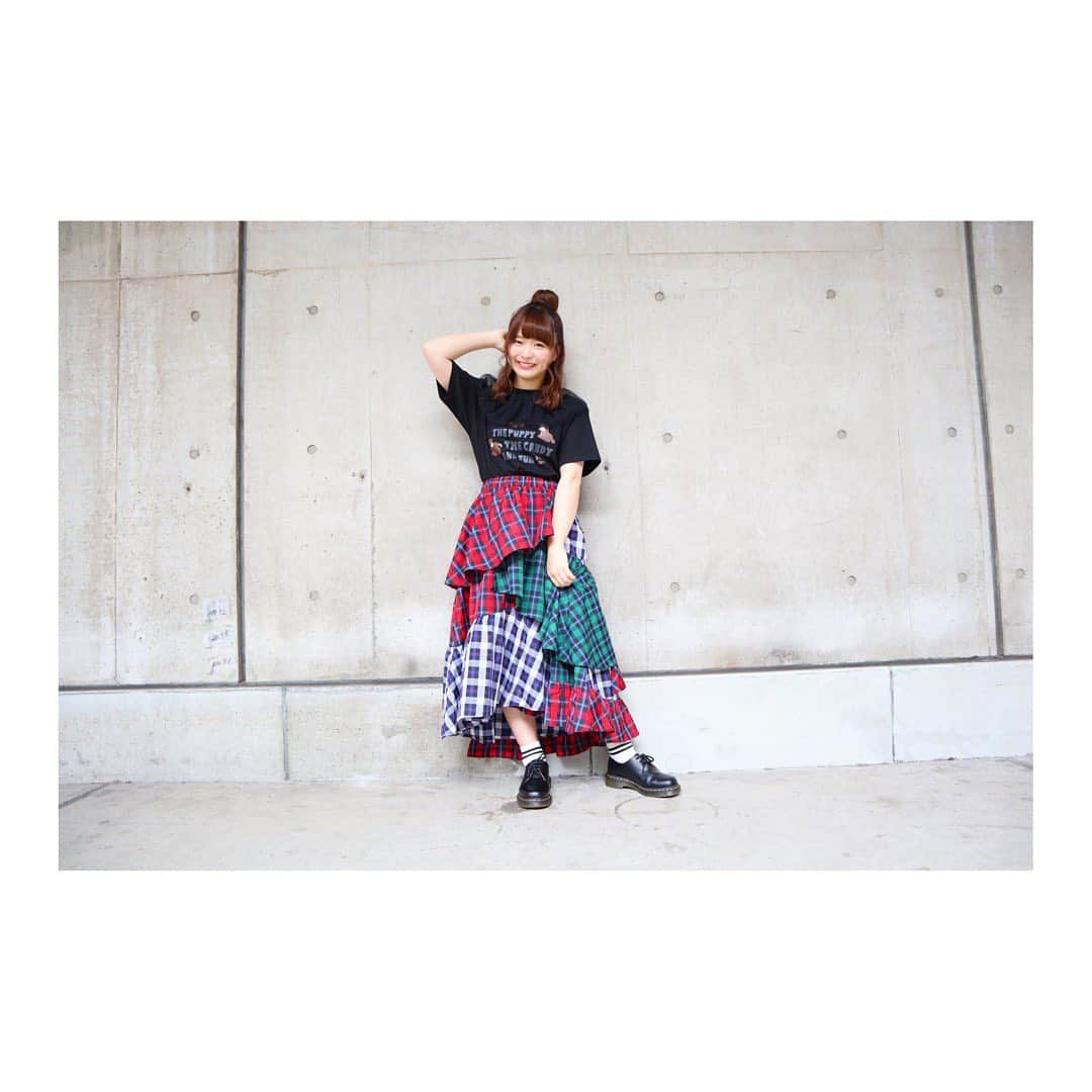 倉野尾成美さんのインスタグラム写真 - (倉野尾成美Instagram)「チェックだいすきマンにとってこのスカートは大好物でしかない！！！ 可愛い、好き💕 衣装みたいとよく言われました。あは☺️」5月13日 17時55分 - noochan_1108