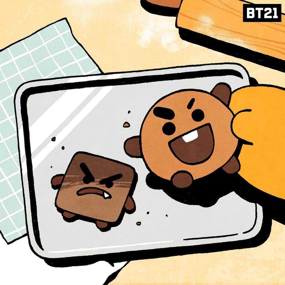 BT21 Stars of tomorrow, UNIVERSTAR!さんのインスタグラム写真 - (BT21 Stars of tomorrow, UNIVERSTAR!Instagram)「Our good warm days ♨ #OuchitsHot #Ovenmates #SHOOKY #Rival #SPOOKY #BakeryMemories #BT21_UNIVERSE #BT21」5月13日 18時00分 - bt21_official