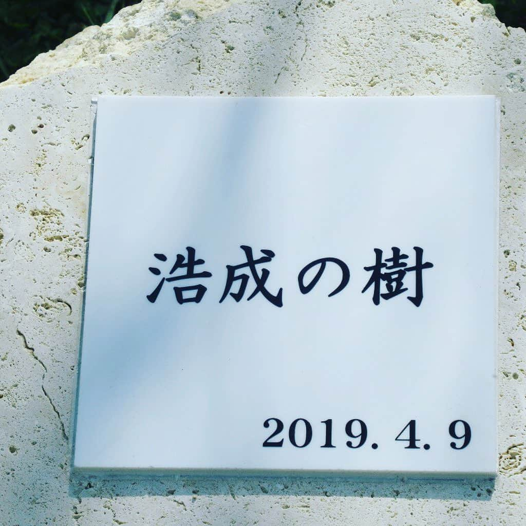 雛形あきこさんのインスタグラム写真 - (雛形あきこInstagram)「なかなか行けない私達の為に写真を送ってくださいました。 #旦那さん #41歳 #誕生日プレゼント #植樹 #記念植樹」5月13日 18時45分 - akiko_hinagata