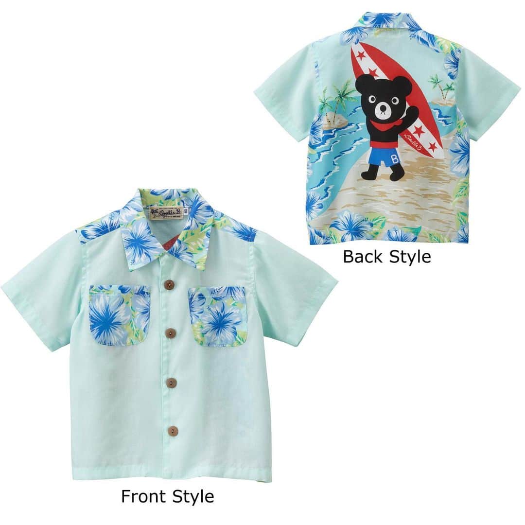 MIKI HOUSE ミキハウスさんのインスタグラム写真 - (MIKI HOUSE ミキハウスInstagram)「女の子にも男の子にもおすすめ、夏にぴったりのダブルＢのリゾートシャツ&アロハシャツシリーズ。Tシャツやワンピースの上に羽織っても、一枚で着てもおしゃれにきまります。 #mikihouse #kidsfashion #summerfashion #summer #aloha #shirts #ミキハウス #サマーファッション #子ども服 #アロハシャツ 夏の #おでかけ や #旅行 に #バースデー #ギフト #プレママ #初マタ #新米ママ #男の子ママ #女の子ママ #赤ちゃんのいる暮らし #子どものいる暮らし」5月13日 19時16分 - mikihouse.official
