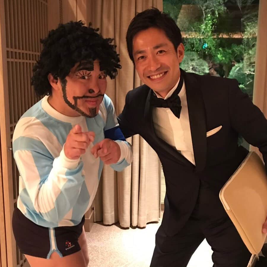 田中毅さんのインスタグラム写真 - (田中毅Instagram)「南米アルゼンチンからやってきた！？あのレジェンドにお会いすることが出来ました🇦🇷 面白かった〜😂😂😂 #ディエゴ加藤マラドーナ さん #マラドーナ #diegokatomaradona #diegomaradona」5月13日 19時36分 - tanaka_ta_ke_shi