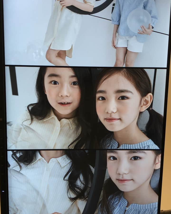 ウンチェのインスタグラム：「#동갑내기  지안이랑 은채랑👧🏻👧🏻 . . . #키즈모델#주니어모델#이은채 #탑텐키즈#topten10kids#모니터링」
