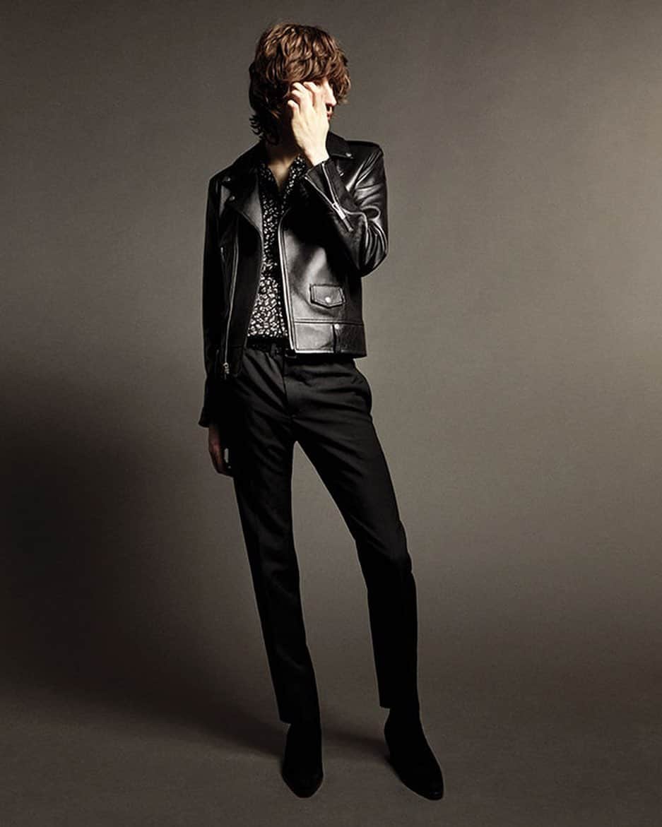 MR PORTERのインスタグラム：「SAINT LAURENT's eclectic capsule collection has landed. Expect individual pieces and a heritage musical print throughout 🎶 @ysl - Tap or head to the link in bio. to discover the collection.  #MRPORTERxSAINTLAURENT」