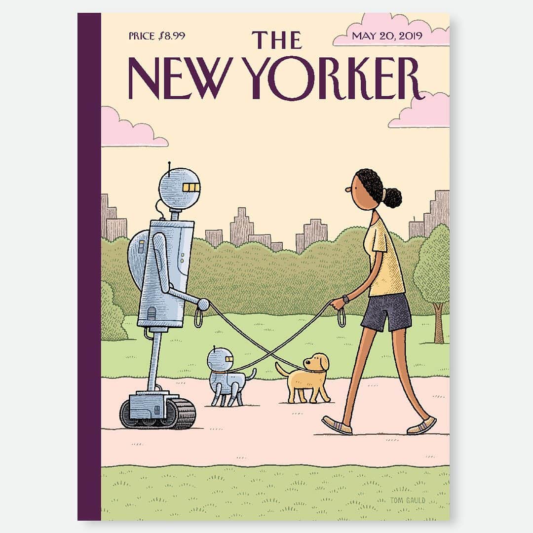 The New Yorkerさんのインスタグラム写真 - (The New YorkerInstagram)「This week’s cover, “Dog Walking 2.0,” by @tomgauld. #TNYcovers」5月13日 20時58分 - newyorkermag