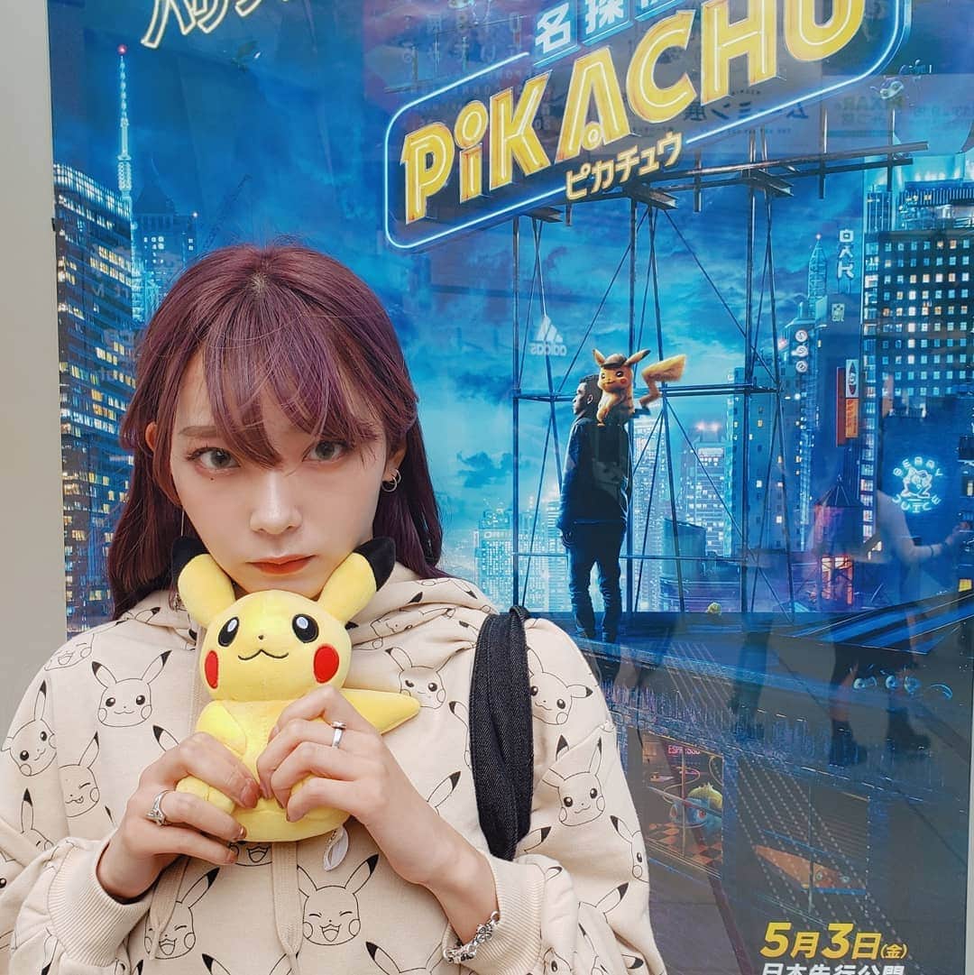 mam（まむ）さんのインスタグラム写真 - (mam（まむ）Instagram)「Pikachu is my friend🥺 「Pokémon:Detective Pikachu」It was fantastic🥵🥵🥵」5月13日 21時01分 - mam_11_11