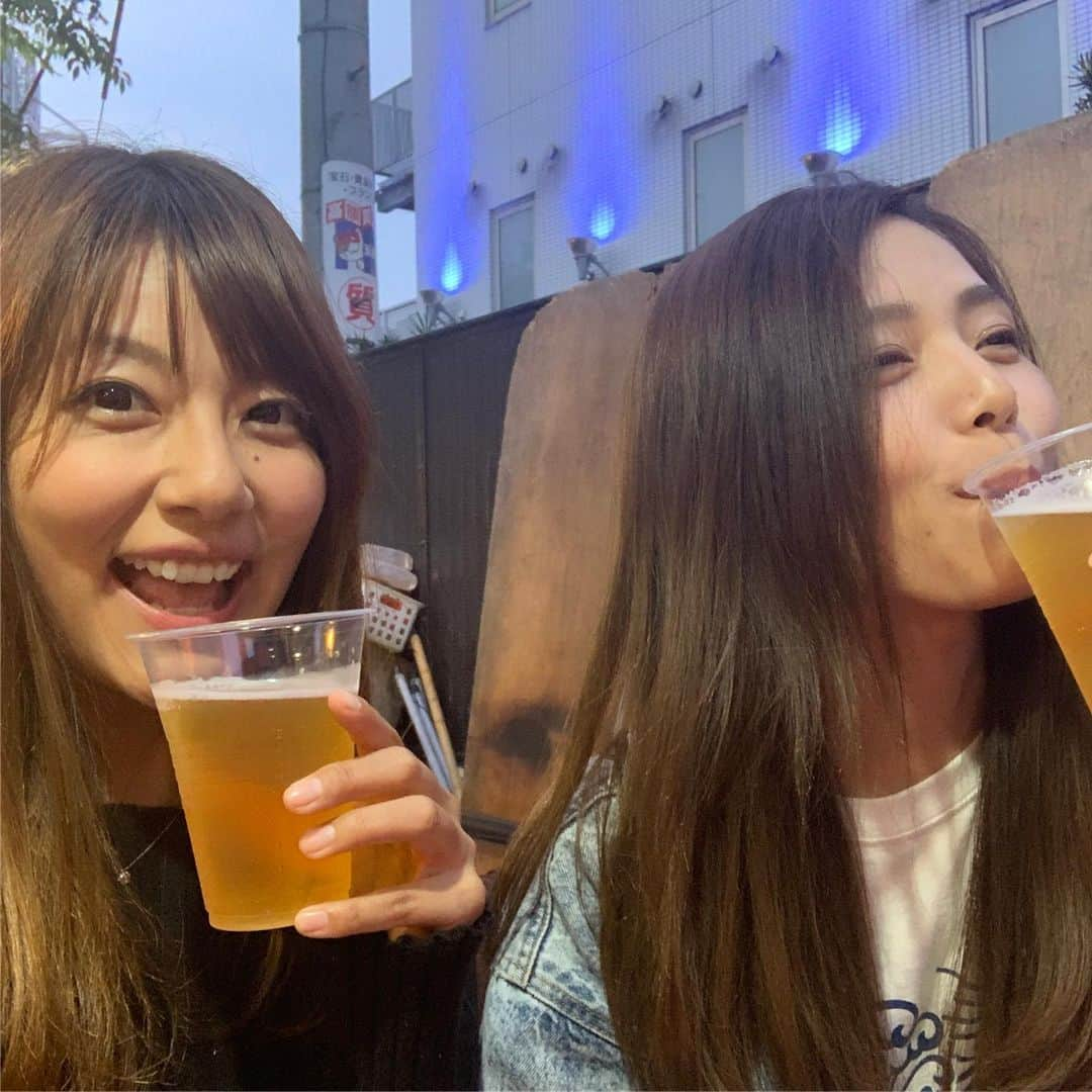 晴山由梨さんのインスタグラム写真 - (晴山由梨Instagram)「福岡ナイト🍺🌙✨ . #福岡県 #中洲 #中洲屋台 #屋台 #はしご酒 #乾杯 #ビール #博多ラーメン #炙り明太子 #旅行 #女子旅 #小野瀬みらい #晴山由梨」5月13日 21時35分 - hareyama_yuri