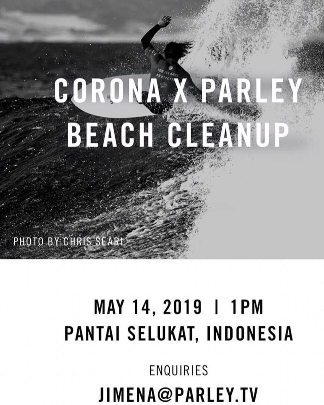 Inka Williamsさんのインスタグラム写真 - (Inka WilliamsInstagram)「BEACH CLEAN UP TOMORROW!!! come meet and join us tomorrow in KERAMAS BALI at 1pm! I am here with @parley.tv for the @WSL and we about to clean this Beach!!! 💥 any help is much appreciated ❤️ see you there!!!! Photo credits @neskalina • swipe -> for more info • #coronaxparley」5月13日 21時42分 - inkawilliams