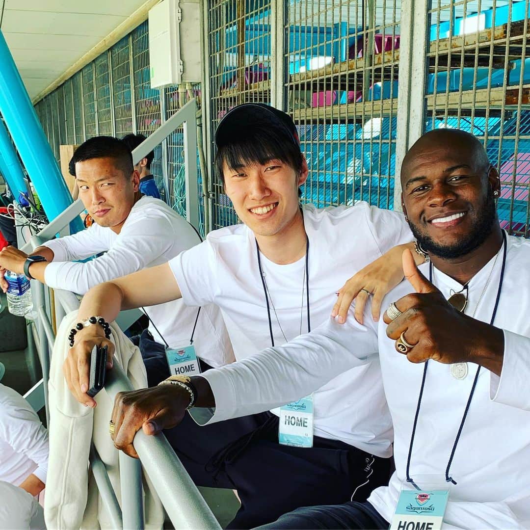 のインスタグラム：「3連勝‼️ 応援ありがとうございました！  大地も観戦来てました^_^ まさとの顔…笑」
