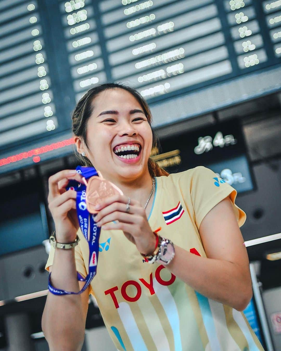 ラチャノック・インタノンさんのインスタグラム写真 - (ラチャノック・インタノンInstagram)「Sudirman Cup 2019 🥉」5月28日 9時28分 - ratchanokmay