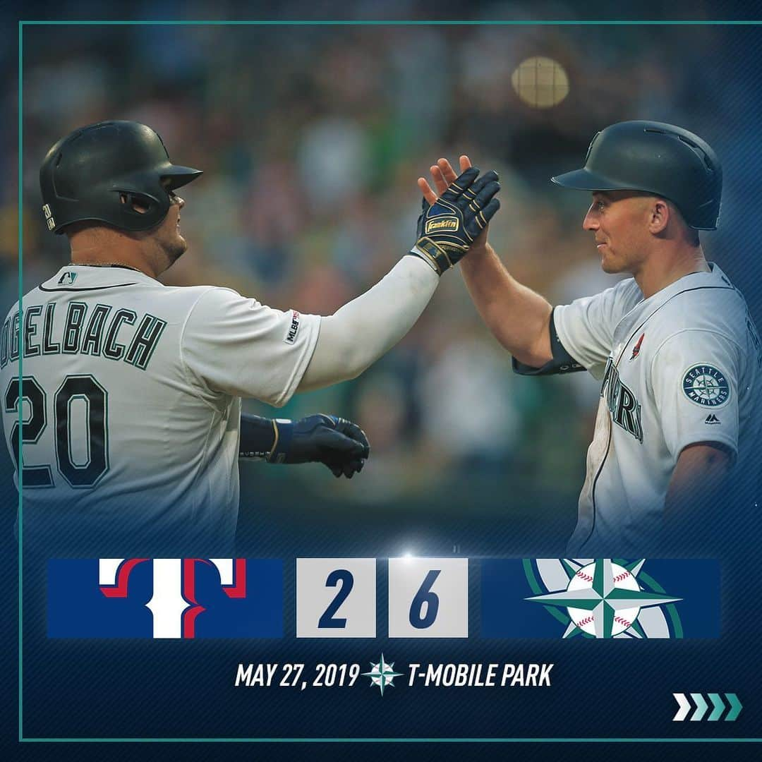 シアトル・マリナーズさんのインスタグラム写真 - (シアトル・マリナーズInstagram)「Great way to start a long homestand. 😎」5月28日 13時30分 - mariners