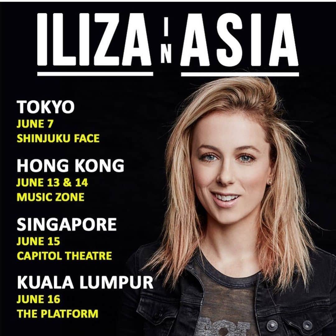 イリザ・シュレシンガーさんのインスタグラム写真 - (イリザ・シュレシンガーInstagram)「See you on my Asia tour! Tickets at Iliza.com/tour 🇯🇵 🇭🇰 🇸🇬 🇲🇾」5月28日 13時47分 - ilizas