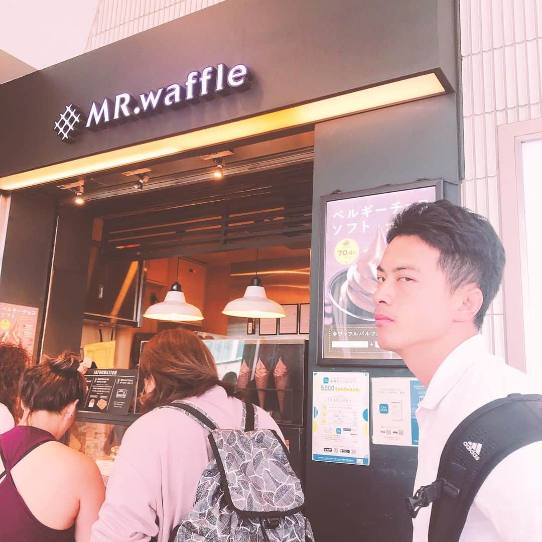 岡村咲さんのインスタグラム写真 - (岡村咲Instagram)「この間病院帰りに食べたこのソフトクリームが、私の最後のソフトクリームになりそうです……。除去食の効果がありすぎて、続けるしかなくなりました‼️嬉しいような、悲しいような……😖」5月28日 15時01分 - sakiokamura_official