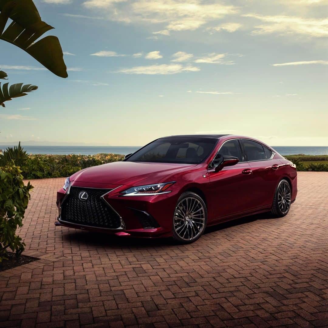 Lexus USAのインスタグラム：「A very sophisticated getaway car. #LexusES F SPORT」