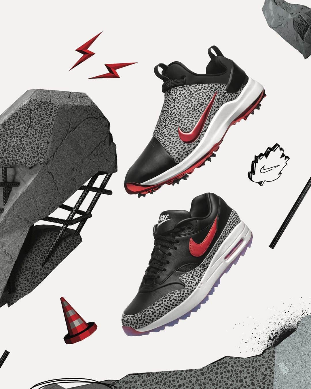 Nike Golfさんのインスタグラム写真 - (Nike GolfInstagram)「🚧🔥 The Safari Bred pack is Now available (link in bio)」5月14日 2時12分 - nikegolf