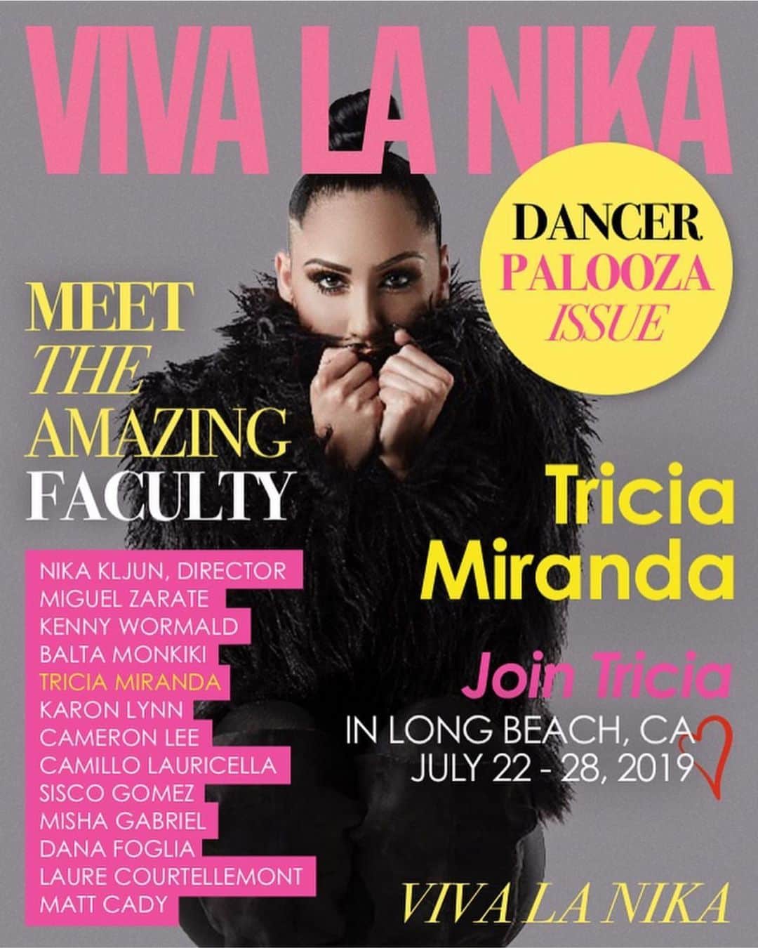 Nika Kljunのインスタグラム：「I’M IN AWE!!! 🤩👑🥳 (2 posts) The most fabulous faculty at my #VivaLaNika dance intensive this summer! REGISTER NOW at www.dancerpalooza.com! . I care STRONGLY about DANCER’S EDUCATION. I care who is teaching my students, making sure that they get the best ending results after a week of training privately with me and training with the top elite choreographers as well. . I’m honored to present you my team this year - SWIPE LEFT! (two posts) #honored . #danceintensive #teamvivalanika #dancerpalooza #longbeach #californialiving #danceeducation #danceweek #july2019 #nikakljun #jumpdance #breakthefloor」