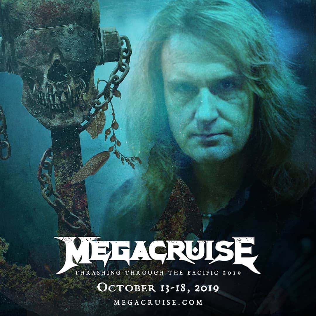 Megadethさんのインスタグラム写真 - (MegadethInstagram)「Join Megadeth, Anthrax, Testament, Queensrÿche, Suicidal Tendencies, Overkill, Death Angel and many other great bands for FIVE nights on our inaugural cruise from Los Angeles to Mexico! Don’t miss this! megacruise.com (link in bio)」5月14日 2時51分 - megadeth
