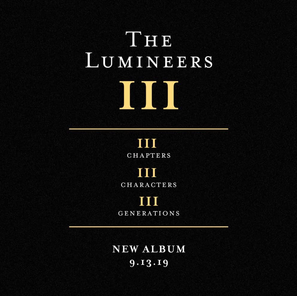 The Lumineersさんのインスタグラム写真 - (The LumineersInstagram)「Chapter 1: Gloria Sparks is out on Friday. The first of three chapters, characters, and generations.」5月14日 4時02分 - thelumineers