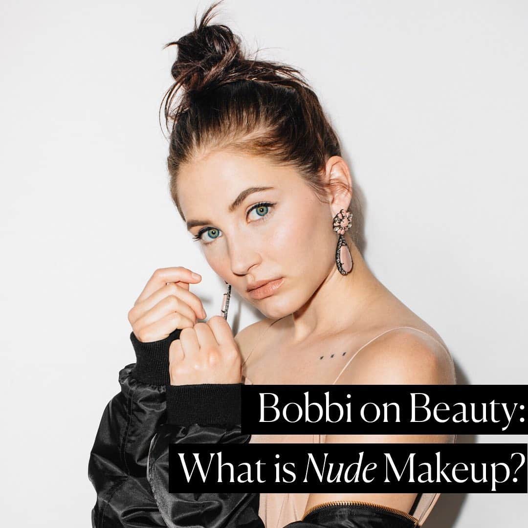 ボビー・ブラウンのインスタグラム：「Nude makeup can mean a lot of things to a lot of different people. After spending years in the industry, here’s my take: nude makeup is inspired by the natural color of your skin, eyelids and lips. Read more on what you need to know to find your perfect nude shades on justbobbi.com. Link in bio. 📸 @benritterphoto model @carjade33 makeup tutorial coming Wednesday」