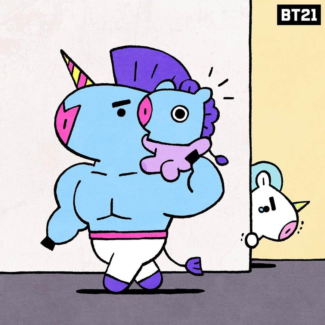 BT21 Stars of tomorrow, UNIVERSTAR!さんのインスタグラム写真 - (BT21 Stars of tomorrow, UNIVERSTAR!Instagram)「When the new kid at school takes all the attention.. 😒  #GWANGsoJelly #MANG #Rival #GWANG #CONN #ChildhoodMemories #BT21_UNIVERSE #BT21」5月14日 18時01分 - bt21_official