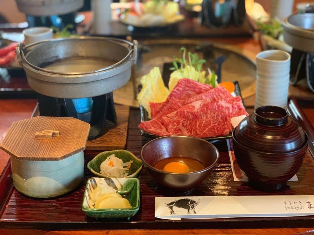 青山有紀さんのインスタグラム写真 - (青山有紀Instagram)「東海醸造さんのたまりを使ったすき焼きを食べに😋」5月14日 17時16分 - yukiaoya