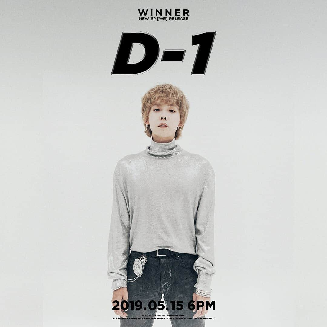 WINNERさんのインスタグラム写真 - (WINNERInstagram)「[💫D-1💫] ⠀ ⠀ #WINNER #위너 #JINU #진우 #NEW_EP #WE #AHYEAH #아예 #D_1 #NEWRELEASE #WE_or_never #20190515 #YG」5月14日 10時00分 - winnercity