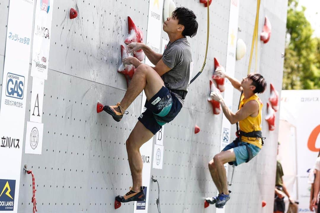 原田海さんのインスタグラム写真 - (原田海Instagram)「SPEEDSTARS2019💨⭐️ Photo by: @tallers_photopress  @frictionlabs @organicclimbing @champion_japan #日新火災  #climbing #クライミング #speedclimbing #speedstars #2019」5月14日 11時53分 - kai_hrd