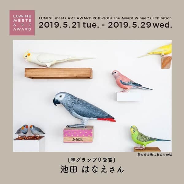 ルミネ公式さんのインスタグラム写真 - (ルミネ公式Instagram)「ルミネのアート展示企画「LUMINE meets ART AWARD 2018-2019 EXHIBITION」開催！ . 受賞者２名＋推薦人が選ぶ注目のアーティスト４名によるアート作品が、ルミネの６つのウィンドウを彩ります！ . 〔日時〕 2019年5月21日(火)-5月29日(水) . Exhibitionマップ特設サイト http://www.lumine.ne.jp/lma/map .  #luminemeetsart #luminemeetsartaward #ハシグチリンタロウ #池田はなえ #大杉祥子 #椋本真理子 #藤田淑子  #菅木志雄 #hpfrance #hpgrpgallerytokyo #LUMINE #ルミネ」5月14日 11時54分 - lumine_official