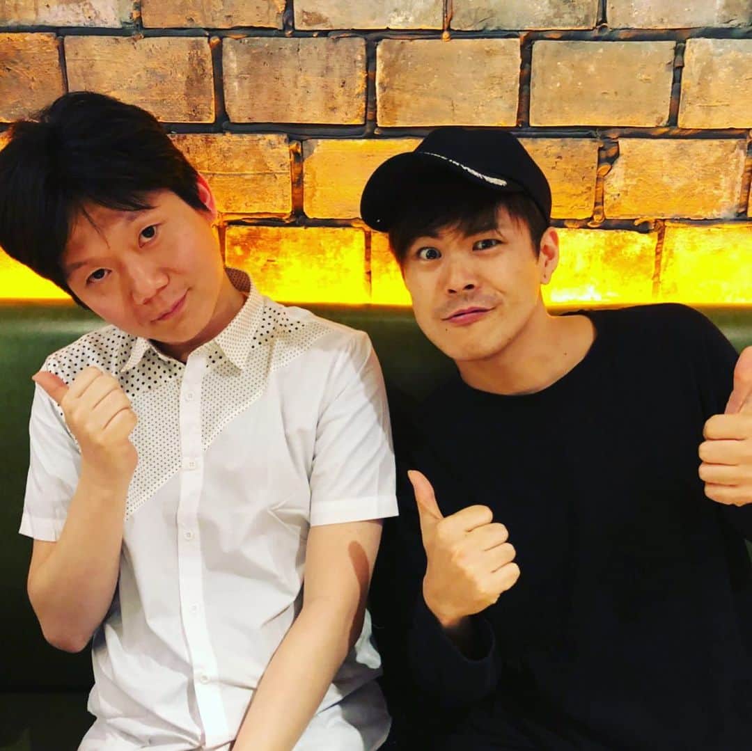 naoのインスタグラム：「@kokei_takafumi と久しぶりに！出会ってから１０年以上経つとは驚きー。制作周りなど色々進めていきましょうー。」