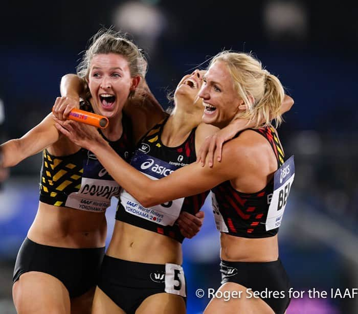 Camille LAUSさんのインスタグラム写真 - (Camille LAUSInstagram)「🥳🤩🤪Yessss !!! The three Belgian Relay Teams (Women - Men - Mixed) are qualified for the next World Championships in Doha. It was an amazing weekend ! 🇧🇪 @belgiancheetahs 🐆 and @belgiantornados 🌪 are on 🔥🔥🔥 •  Thanks for the photos @rogersedres  #Yokohama2019 #worldrelays #teambelgium #belgiancheetahs #belgiantornados #oneteamonedream」5月14日 15時14分 - camillelaus