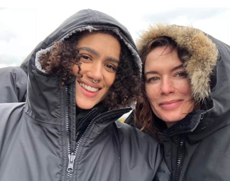 レナ・ヘディのインスタグラム：「Beautiful  @nathalieemmanuel  You represented hope and true strength. I didn’t like that day up there 🥰🥰🥰🥰🥰」